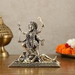 Brass Superfine Intricate Mahakali Idol | 6.5" Sacred Art | 800g Divine Masterpiece | Detailed Temple Beauty | Jaipurio